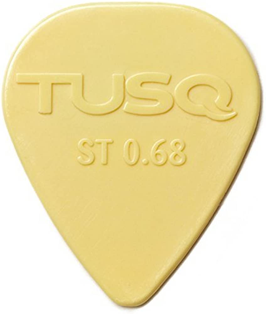 TUSQ Pick 0.68mm Vintage 6 Pack Warm Tone Pena