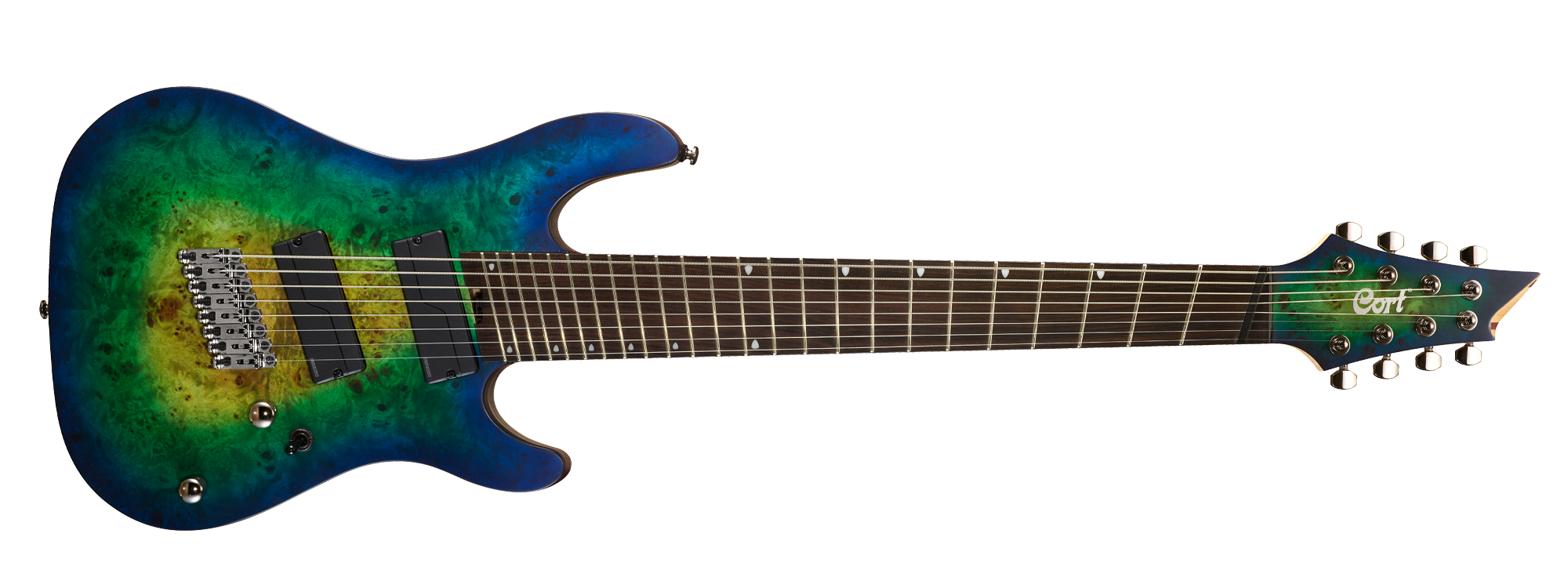 Cort KX508MS Iı Mbb Elektro Gitar , Marıana Blue Burst, 8 Telli