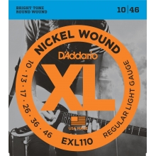 ELEKTRO GİTAR TEL SETİ, XL, 10-46, NICKEL WOUND, R